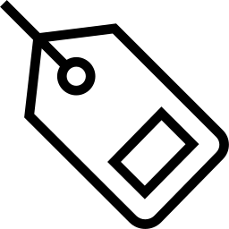 Icoon prijskaartje